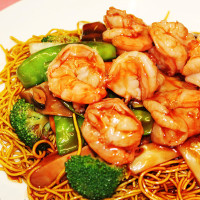 TALLARINES CON GAMBAS